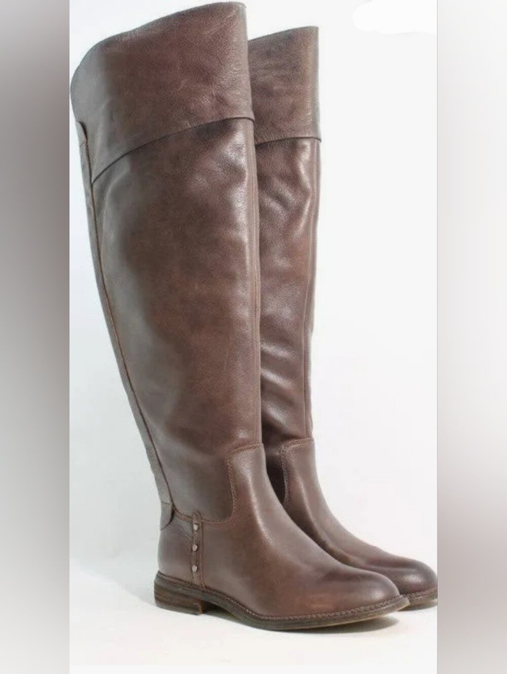 9W NEW Leather Women's Franco Sarto Brown Over-the-Knee Boots. *Make Offer*